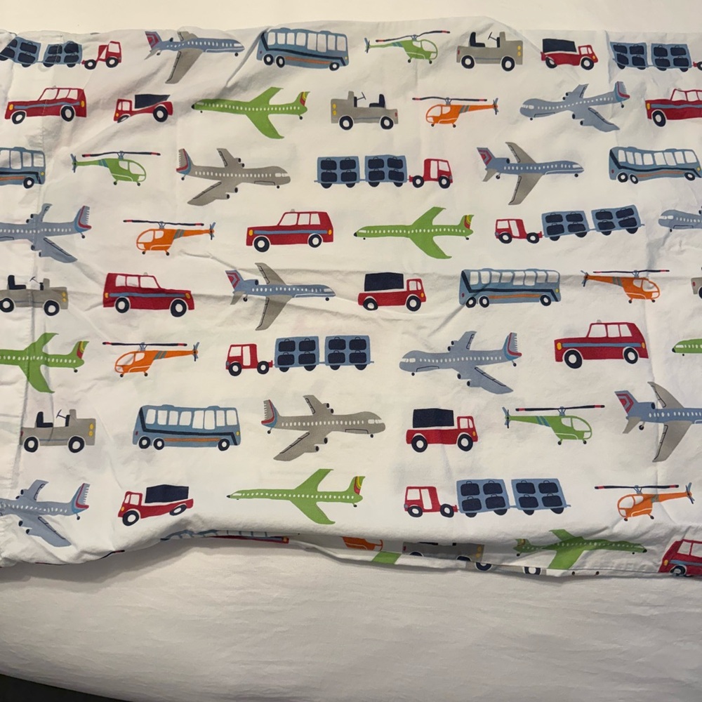 Pottery Barn Kids Transportation Bedding Sheet - Multicolor